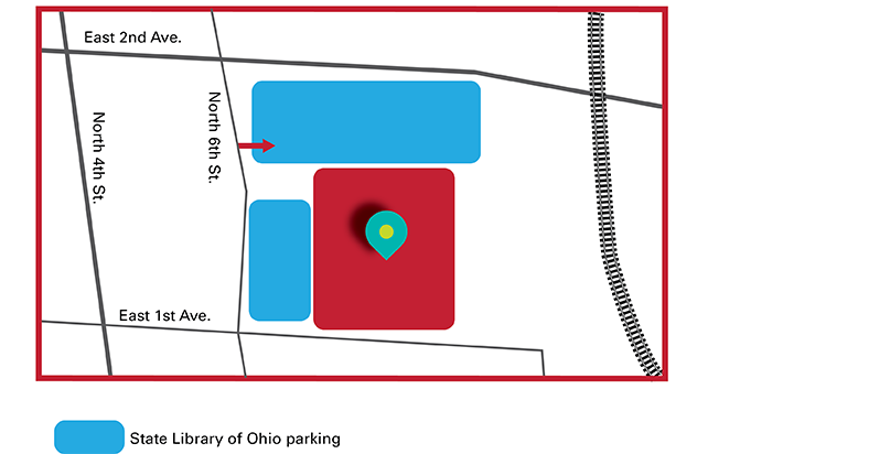 street map of State Library