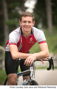 Josh Javor pictured with bike.